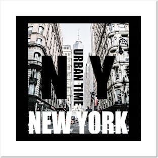 New York City Urban Time Shirt For NY Lover Posters and Art